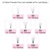 Premade Volume Eyelash Extensions 8D-D-0.07-14 Short Stem Premade Fans Eyelash Extensions 9 to 20 mm Volume Lash Extensions .07 .10 Pre made Lash Fans C D Curl (8D-D-0.07,14mm)