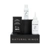 Natural Kings Men's Hair Dye, Pure Black - Natural Ingredients, Long-Lasting, Gray Coverage, Easy Application, No Harsh Chemicals, 3.74 Fl Oz