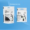 The Humble Co. Floss Picks (200 Count) – Plant Based Dental Floss Picks for Superior Oral Care, Dental Hygiene, and Gum Health, Cruelty Free Tooth Floss Picks (Charcoal, Double Thread)