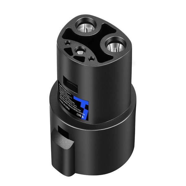 LaTough J1772 to Tesla Charger Adapter Ideal Tesla Accessories 80AMP/250V/AC for Tesla Model S/3/X/Y Fast Charging Compatible with J1772 Charger Station Level 1/2 with Lock