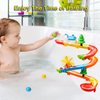 Bath Toys, DIY Fun Splicing Tracks Bath Toys, Bathtub Bath Toys, Scene Building Bath Toys for Kids Toddler, Christmas Birthday Gift for Boys Girls