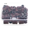 Yreihn 400 Pcs Sanding Bands for Nail Drill with 4 Mandrel Bits for Manicure and Pedicure, 60/80/100/120/150/180/240/320 Grit