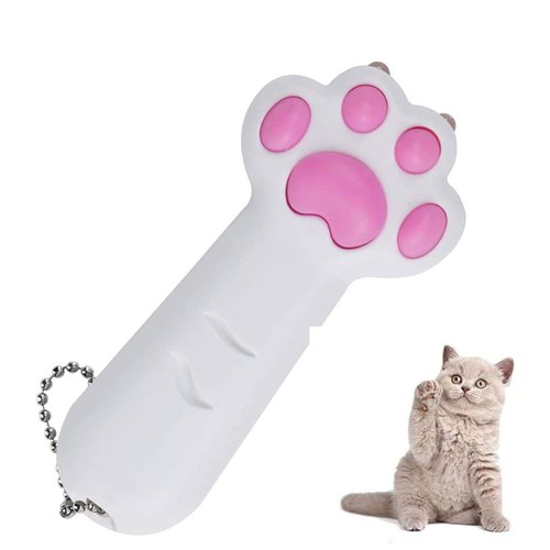 VOVIGGOL Cat Toys for Indoor Cats Interactive Cat Toy for Catch Exercise, Pet Dog Funny Toys Kitten Toys Cat Wand Toy for Chasing and Playing (White)