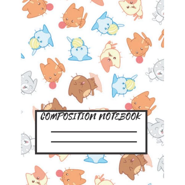 Compositon Notebook: Unique Beautiful Design Interior Kawaii Composition Notebook: Gift For Boys And Girls