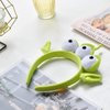 XonyiCos Alien Headband Adult, Alien Headband Three-eyed Headband Monster Toy Plush Cosplay Alien Costume Head-wear Accessories