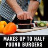 Grillaholics Stuffed Burger Press and Recipe eBook - Extended Warranty - Hamburger Patty Maker for Grilling - BBQ Grill Accessories