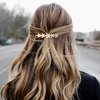 HINZIC 2Pcs 2.64inch Flower Opal Hair Clips Gold Summer Beach Wedding Barrettes Sparkly Fancy Hair Pins Prom Engagement Halloween Decorative Accessories for Women Girls Thick Long Hair