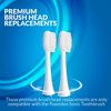 ToiletTree Products Poseidon Replacement Brush Heads for Poseidon Rechargeable Sonic Toothbrush, 2 Pack