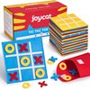 JoyCat Tic Tac Toe Strategic Board Game for Kids and Family,Birthday Party Favors,Classic Educational Toys for Goodie Bag Stuffers,Gifts for Students with Envelope,Easy to Store(Bulk Pack of 30)