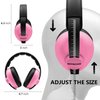 BBTKCARE Baby Headphones Noise Cancelling Headphones for Babies for 3 Months to 2 Years (Pink)
