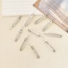 Gothic Hair Clips Set Paperclip Shaped Hair Pins for Women Girls Y2K Punk Hair Clip for Teen Girl Goth Hairpins for Long Short Hair Barrettes Goth Hair Accessories 10pcs
