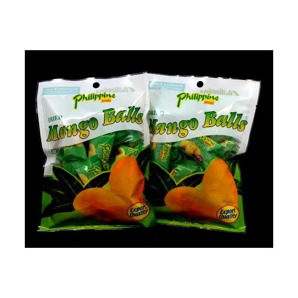 Philippine Brand Dried Mango Balls 100g (2 packs) by Philippine