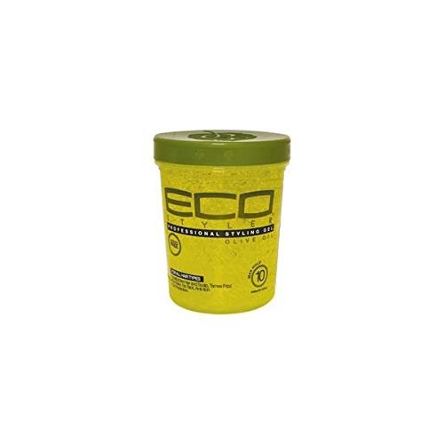 Eco Styling Gel Green Olive Oil Green 32 oz,Pack of 3