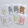 5mm/0.20" Super Tiny Flower Shape Sew on Sequins, Mini Doll Flower Sequins, in 8 Color, Perfect for Doll Clothes Embellishments, Pack of About 10 Grams