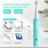 Sonic Electric Toothbrushes for Kids-5 Modes with Smart Timer, Waterproof USB Charging Rechargeable Ultrasonic Toothbrushes, 4 Replacement Brush Heads, Adults Power Toothbrush, Dentists Recommend