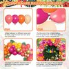 Ouddy Life 178Pcs Tropical Balloons Arch Garland Kit, Luau Tropical Party Decorations with Aloha Pineapple Coconut Hot Pink Aqua Blue Balloons & Palm Leaves for Hawaiian Summer Birthday Supplies