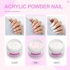 Acrylic Nail Kit for Beginners with Everything Acrylic Nail Set with Drill and U V Light Professional Nails Kit Acrylic Set with Everything for Beginners Acrylic Powder Glitter Decoration Powder Nail Art Starter Kit Gift for Women