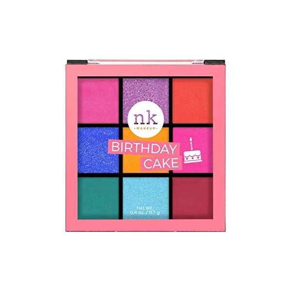 Nicka K New York Makeup Nine Color Shadow Palette (Birthday Cake)