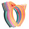 COCIDE 12 Pcs Cat Ears Headbands Plastic Taylor Party Decorations Headbands for Girls Gabby Dollhouse Party Favors Birthday Supplies for Women Halloween Hair Accessories Hair Hoops Costume
