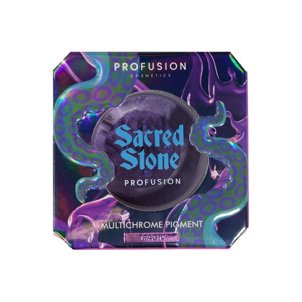 Profusion Cosmetics Rituals 4 PC Look Kit Includes Face Gems, Glitter Quad, Along With Somber Matte Black Liquid Lip gloss, Magical Beauty for Fairy Witches (Tragic)