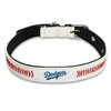 MLB Dog Collar Los Angeles Dodgers New Signature PRO PVC-Leather Premium Pet Collars Extra Tough & Durable! Super Stylish! Size: Medium Adjustable 16-20" Length x 1" Width