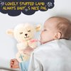 VUNCESSIN Baptism Gifts for Baby Girls with 7'' Cute Plush Lamb and Pray Book, Baptism, Dedication and Christening Gift Set for Girls in Keepsake Box.