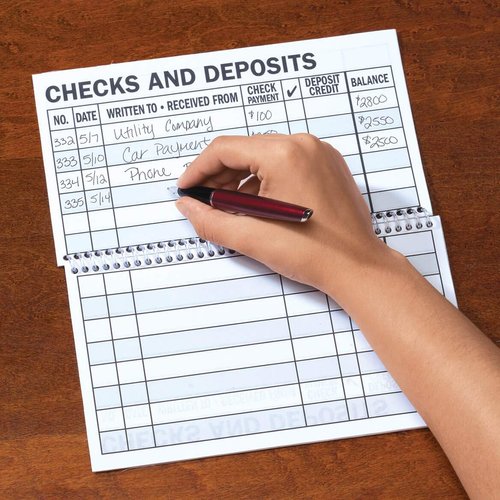 Giant Print Check Register, Set of 2