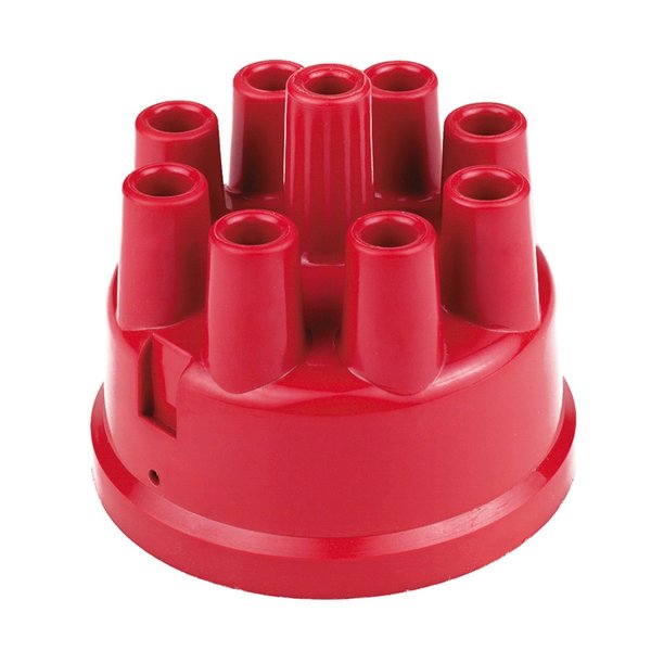 Mallory 209M Distributor Cap (Mal, 8Cyl) , Red