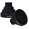 Universal Collapsible Hair Dryer Diffuser - Travel and Easy Storage - Fit Most of Hair Dryers KingKam-Black