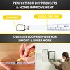 Perfect Pi Diameter Circumference Tape Measure - Imperial and Metric Tape Measure 1/2-inch by 12ft / 3.5m Use for Measuring Cylindrical Objects (Pipe Tape, Tree Tape) Model DCT120