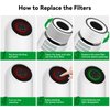 Afloia Air Purifier original replacement filter for Fillo/Halo/Allo/B087Q2S8D7/B088FHCS83/B07JG1R2GB/B08FD63PL8/B088FBV45W/B08N4MWLGF/B0924BNYF/B089GQPVGR/B07WR2CT7V/B09M799DT4/B09M78CZYX