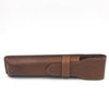 Leather Saddle Brown Protective/Travel Case for Straight, Shavette and Barber Razors - from Parker Safety Razor