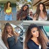 MISSJAY 32 Inch Ombre Highlight 13x4 HD Transparent Lace Front Wigs Human Hair Honey Blonde 4/27 Deep Wave Human Hair Wigs for Black Women Curly Wigs Pre Plucked with Baby Hair 180 Density