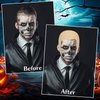 NACHLYNN 4 Pieces Halloween Bald Cap for Adult Makeup Latex Bald Caps Nylon Bald Wig Cap Costume for Halloween Party Accessory Kid Women Men Cosplay