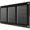 12" x 6" Inch Black Air Vent Cover - Quality Steel Return Air Grilles - for Ceiling and Sidewall - HVAC - with Protection Screen (11.81''x5.90'' Inch, Black)