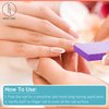 Artist Land Slim Purple Buffer Set – (80/100 Grit) - 50 Ct- Professional Grade Salon Quality Nail Buffing Blocks Pack for Pre-Application of Polish, Gel, Acrylic, Double-Sided Nail Buffer Blocks