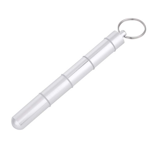 Pill Box, Aluminum Alloy Waterproof Daily Small Pill Organizer for Outdoor Travel, Keychain Pill Holder(5 Cases) Keychain Pill Holder Keychain Pill Holder Small Pill Box Small Pill Box