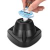ATOMUS Mini Vortex Mixer 10000RPM Tattoo Ink Pigment Mixer Shaker Strong Vortex Shaking Blender for Acrylic Paint Nail Polish Eyelash Adhesives (Black)