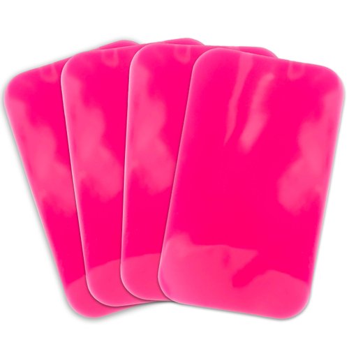 Curacoro Silicone Eyelash Pads for Lash Extension, Silicone False Eyelash Holder Pads, False Eyelash Stand Tray Holder for Silicone False Lashes Holder Pads Reusable Eyelash Extension (Pack of 4)