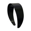 Motique Accessories 2 Inch Hard Plastic Headband with Teeth Women and Girls wide Hair band (Black)