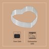 De Buyer Perforated Heart Tart Ring - 3” - Perfect for Baking Crisp, Heart-Shaped Tarts - Easy to Use & Clean - Made in France
