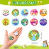60 Pieces Religious Slap Bracelets with Button Pins Jesus Love You Wristbands Jesus Snap Bracelets Christian Badges for Sunday School Supplies Kids Gifts Birthday Party Favors (God)