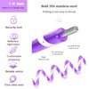 Toddler Harness Walking Leash- Child Anti Lost Wrist Link - Child Safety Harness - Upgrade with Reflective(6.5ft) - for Boys and Girls,Not Easy to Open Without Key (Purple)