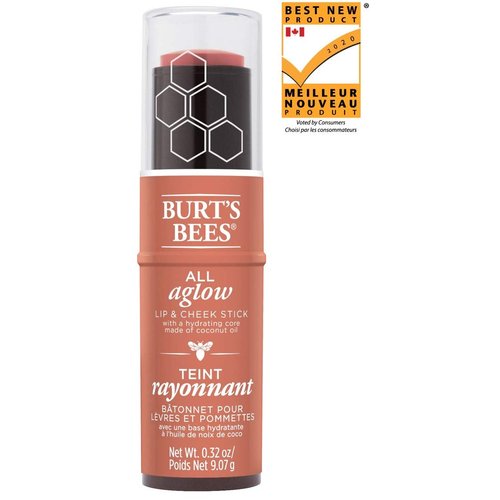 BURTS BEES Peach Pond All Aglow Lip & Cheek Stick, 0.32 OZ