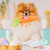 Vehomy Easter Dog Toy Squeaky Puzzle Dog Toys Easter Carrot Puppy Toy for Small and Medium Dogs Interactive Easter Bunny Dog Toy for Teething Chewing Carrot
