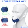 2 Packs Chin Straps for Users and Mouth Breathers - Anti Snoring Chin Strap for Men and Women,Chin Straps to Reduce Air Loss, Instant Mouth-Snoring Relief, Great Value Supplies by Medihealer.