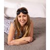 Bucky Ultralight Comfortable Contoured Travel and Sleep Eye Mask, Black Eyelash, One Size (5824)