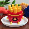 Food Building Blocks Set Toys Mini Building Blocks Fast Food Building Bricks Toy Micro Block Building Set Gift for Kids and Adults-234 PCS(French Fries)