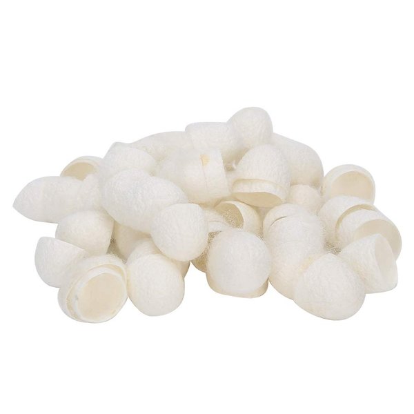 Blackhead Removal Facial Care Natural Silks Cocoons Scrub Silks Cocoons Exfoliating Silkworm Balls for Face