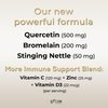 Quercetin with Vitamin C and Zinc - Quercetin 500mg - Quercetin with Bromelain - Zinc Quercetin - Stinging Nettle -120 Veggie Caps. Quercetin Supplements + Vitamin D3 (Non-GMO, Gluten-Free, Vegan)